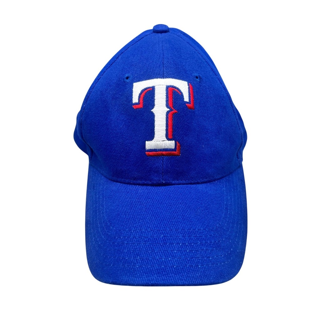Texas Rangers MLB Baseball Cap BD&A Royal Blue Embroidered Adjustable Hat Cotton